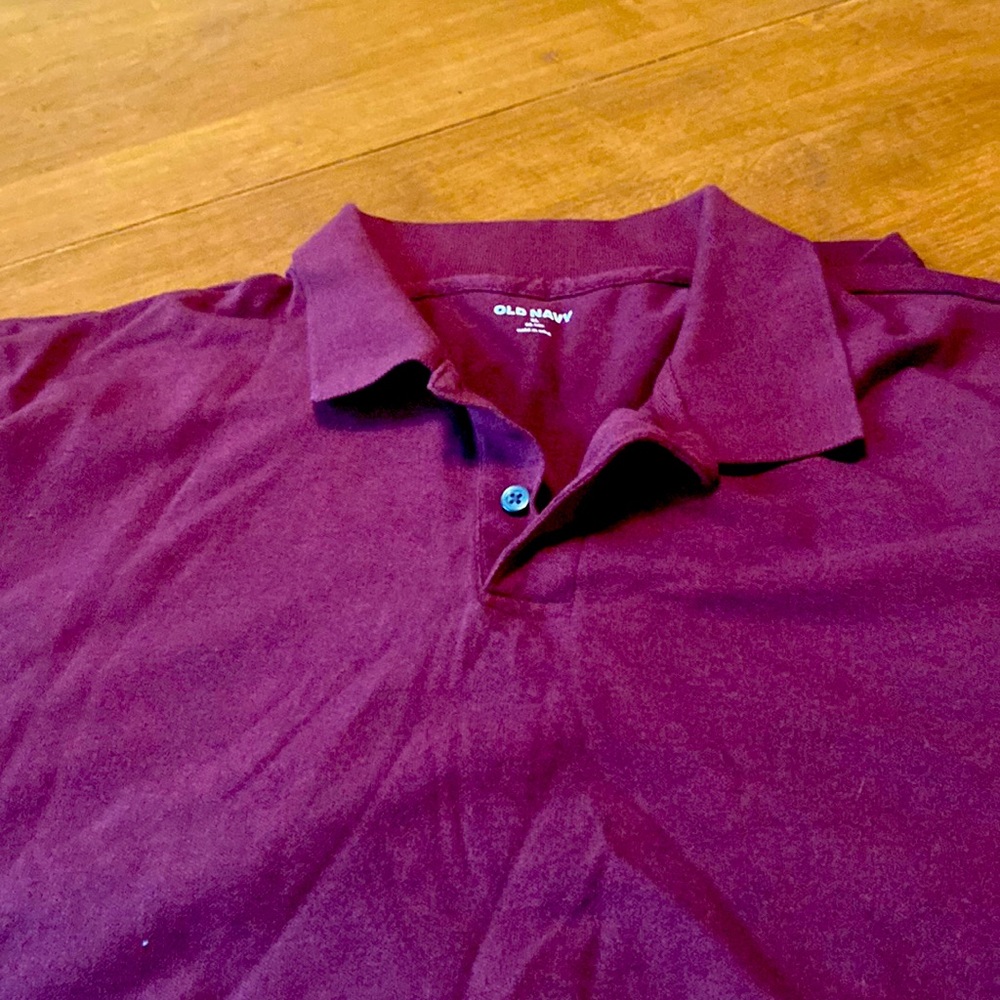 Burgundy Old Navy Polo
